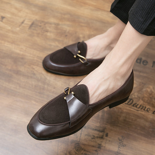 Herren Elegante Mokassins mit modischem Schnallen-Design R&B