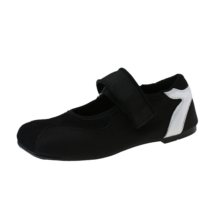 Damen praktische Ballerinas mit verstellbarem Riemen R&B