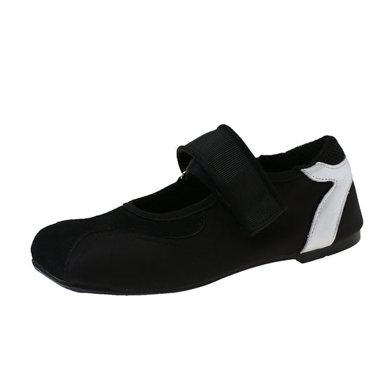 Damen praktische Ballerinas mit verstellbarem Riemen R&B