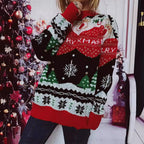 Damen Weihnachts-Pullover mit festlichem Design und gemütlichem Schnitt R&B