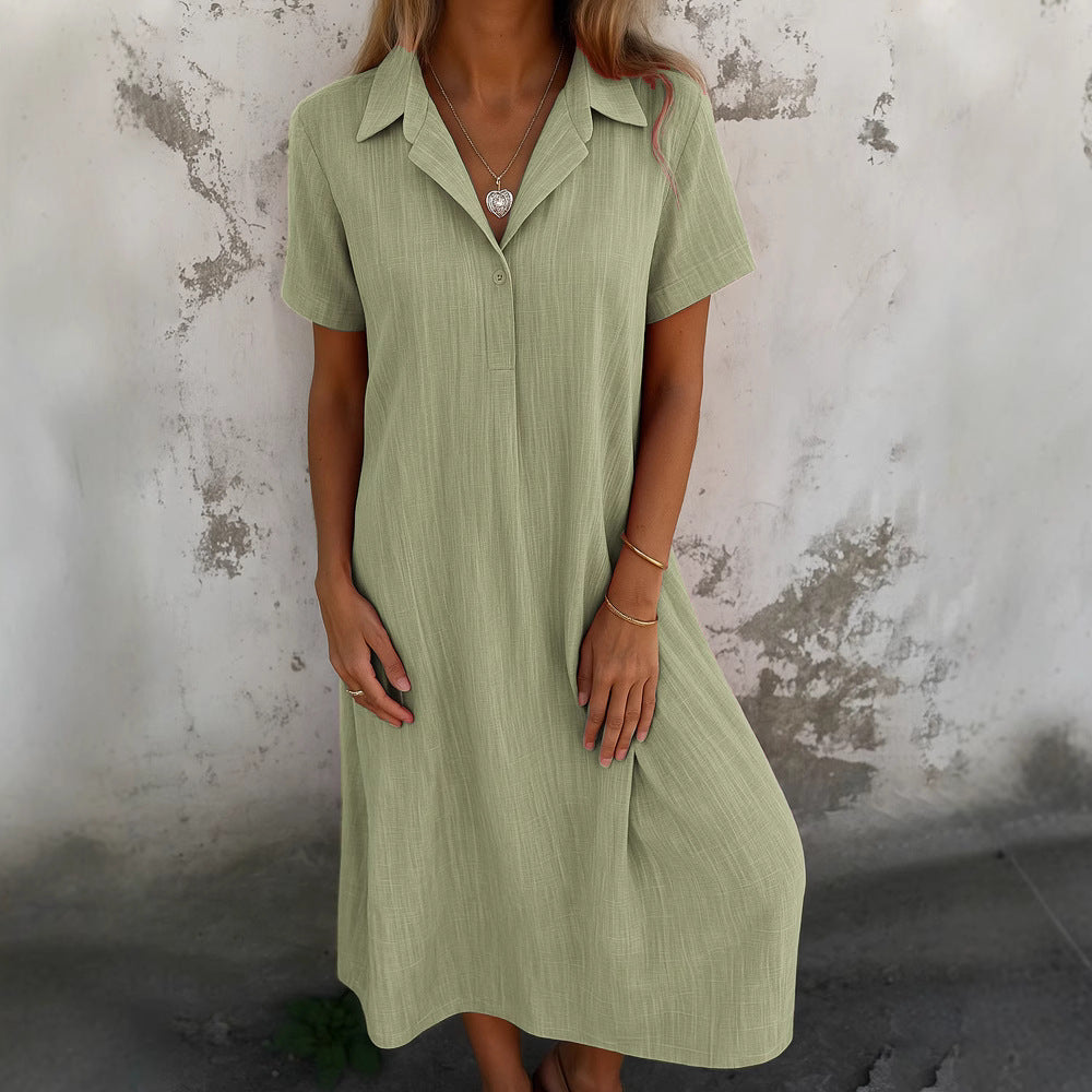 Damen Hemdblusenkleid R&B