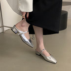 Damen Slingback-Pumps mit elegantem Riemchen und schickem Blockabsatz EB