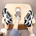 Damen Sportliche Chunky Sneakers mit rutschfester Sohle R&B