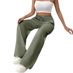 Damen Weite Freizeithose mit Kordelzug R&B