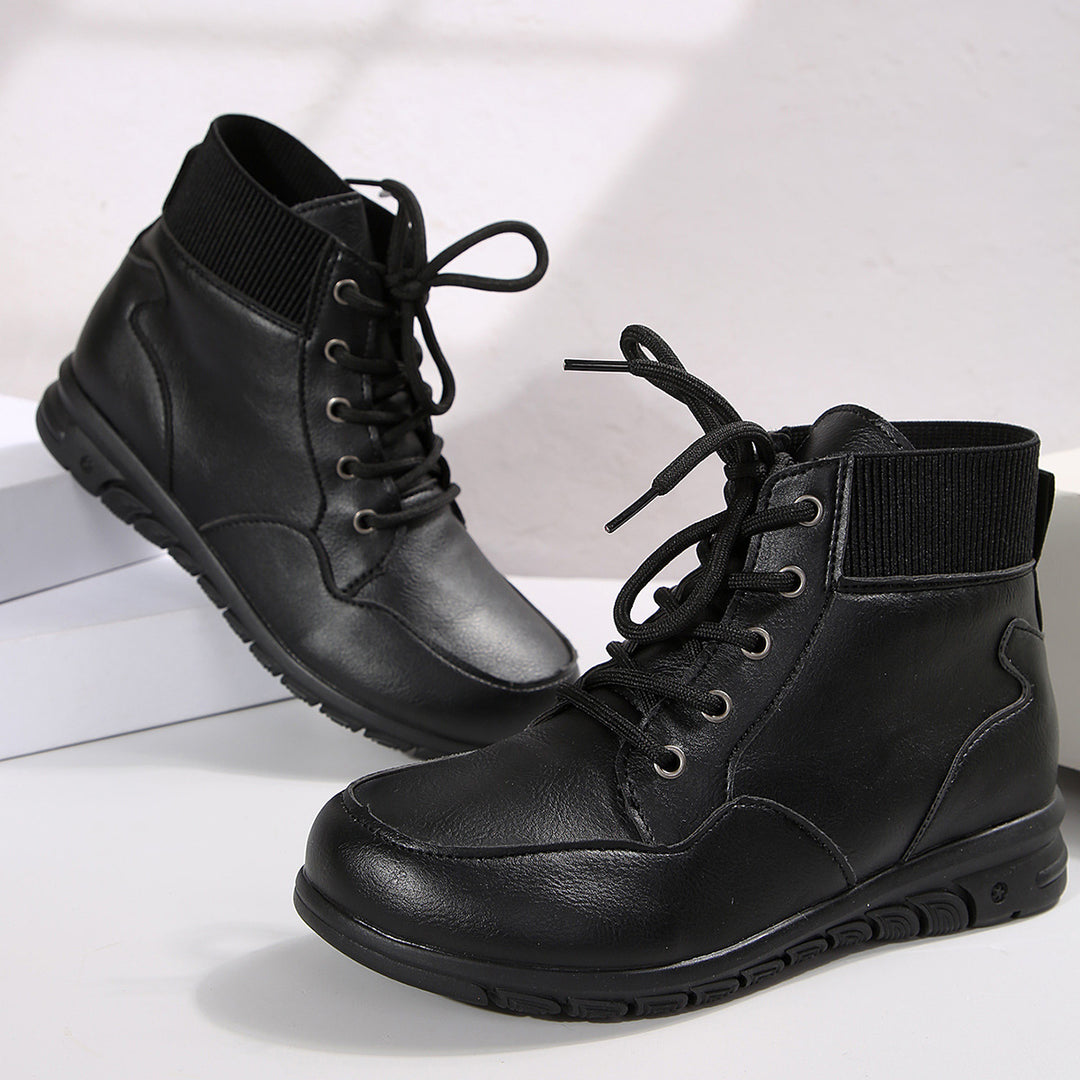 Damen Hochwertige Winterstiefel mit warmem Fleece-Futter und rutschfester Sohle R&B