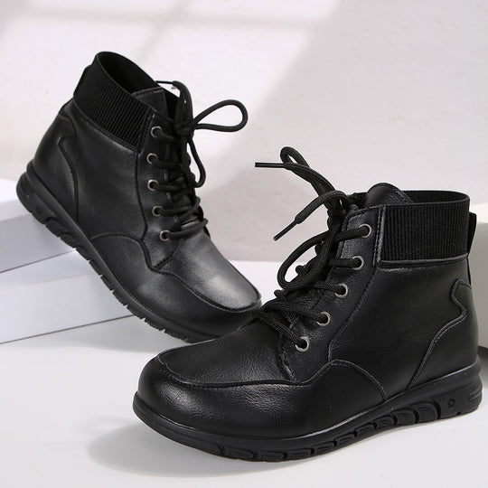 Damen Hochwertige Winterstiefel mit warmem Fleece-Futter und rutschfester Sohle R&B