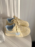 Damen Sportliche Sneaker mit atmungsaktiver Innensohle und modischer Oberflächenstruktur