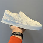 Damen Komfortable Slip-On Sneakers mit funkelnden Applikationen R&B