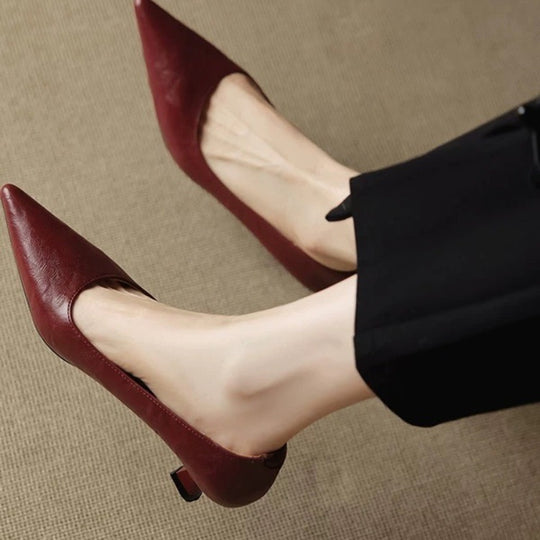 Damen Klassische Pumps mit elegantem Blockabsatz R&B