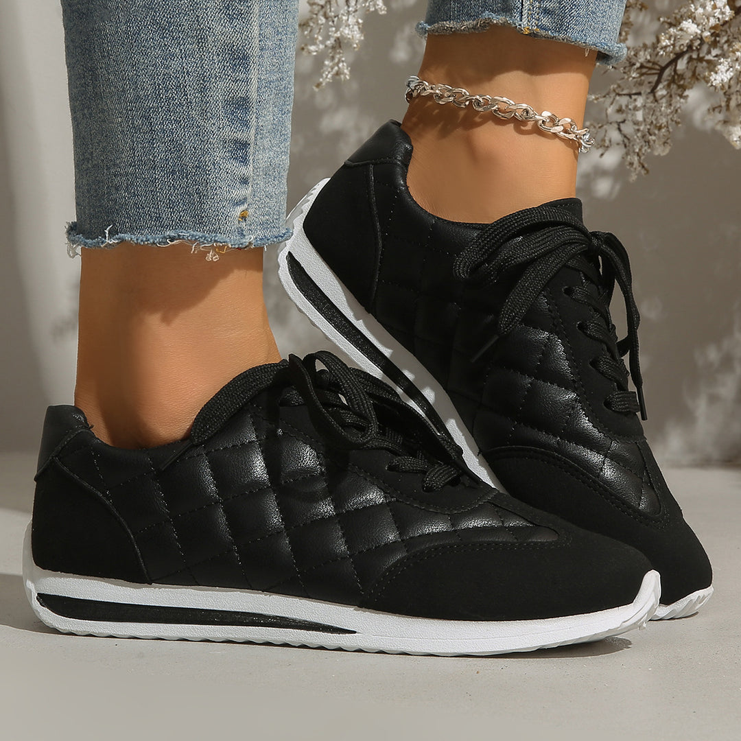 Damen Sportliche Sneakers mit gepolstertem Innenfutter und rutschfester Sohle R&B