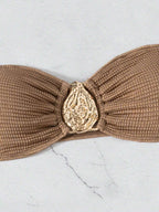 Damen Bandeau-Bikini mit raffiniertem Rock R&B