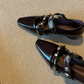Damen stilvolle Ballerinas mit dekorativer Schnallenverzierung R&B