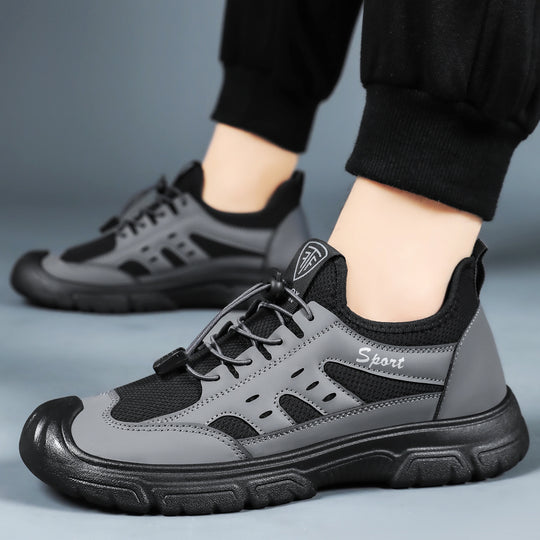 Damen Sportliche Freizeitschuhe mit rutschfester Sohle und atmungsaktiver Obermaterialstruktur R&B