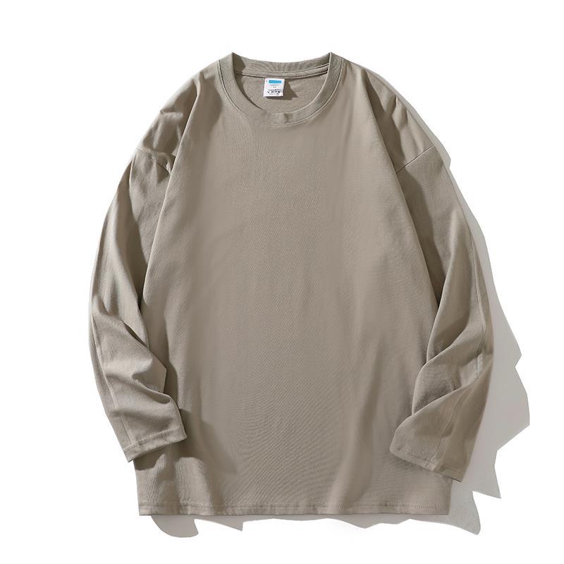 Damen vielseitiges Langarm-T-Shirt aus hochwertiger Baumwolle R&B