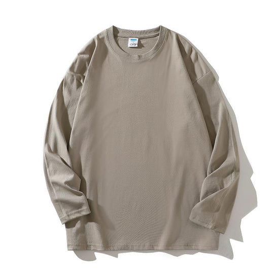 Damen vielseitiges Langarm-T-Shirt aus hochwertiger Baumwolle R&B