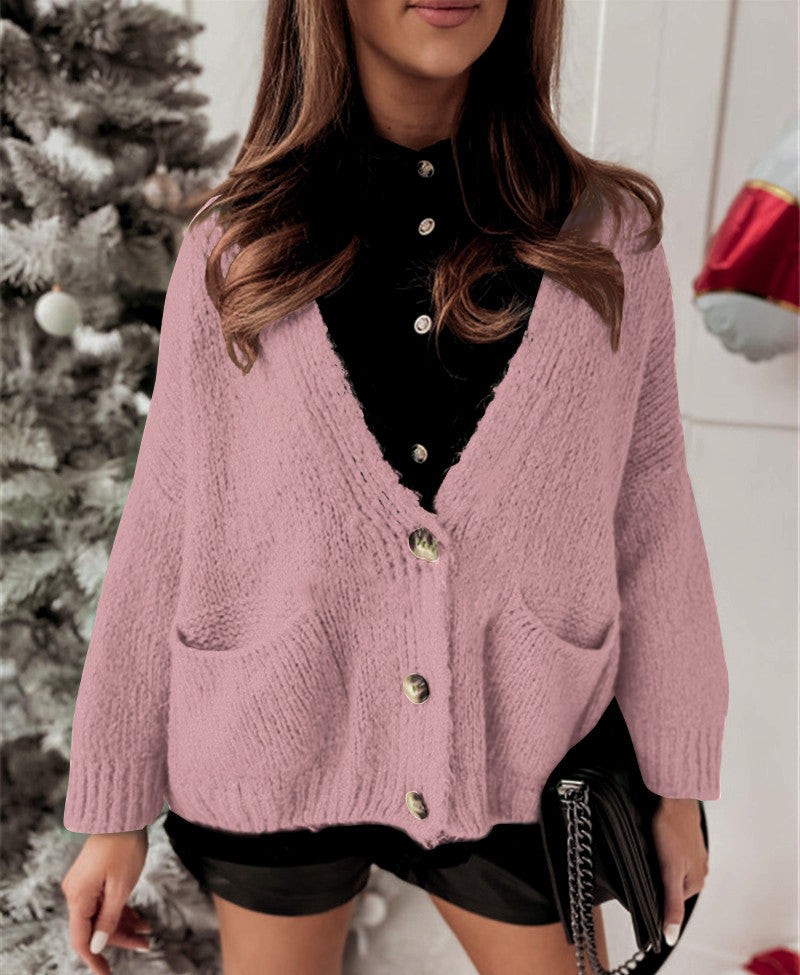 Damen lässiger Strickjacke R&B