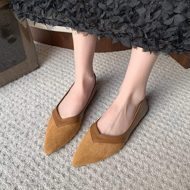 Damen Spitze Ballerinas mit elegantem minimalistischem Design R&B