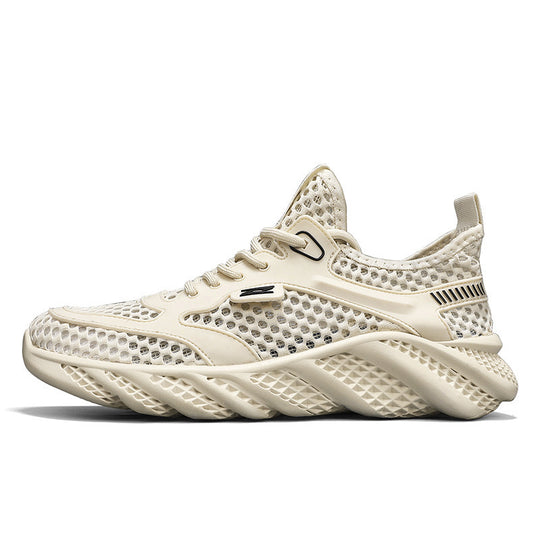 Damen Sportliche Sneakers mit atmungsaktiver Mesh-Oberfläche und rutschfester Sohle R&B
