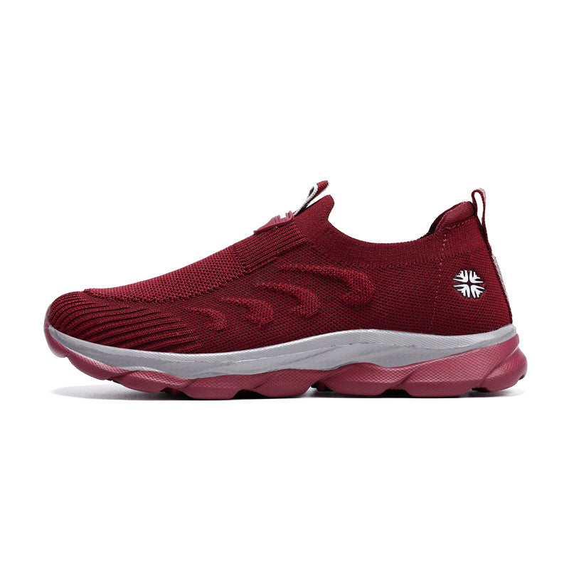 Damen Bequeme Slip-On Laufschuhe mit Elastischem Einstieg R&B