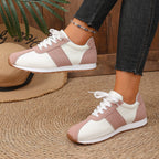 Damen Sneakers im sportlichen Retro-Stil mit atmungsaktiver Obermaterialkombination R&B