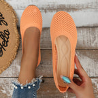 Damen Komfortable Ballerinas aus atmungsaktivem Netzmaterial R&B