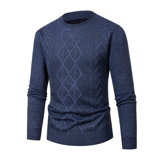 Herren Pullover mit strukturiertem Zopfmuster R&B