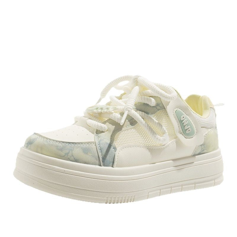 Damen Komfortable Freizeitsneaker mit atmungsaktiver Oberflächenstruktur und stützender Sohle R&B