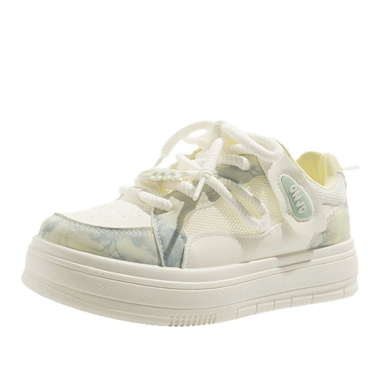 Damen Komfortable Freizeitsneaker mit atmungsaktiver Oberflächenstruktur und stützender Sohle R&B