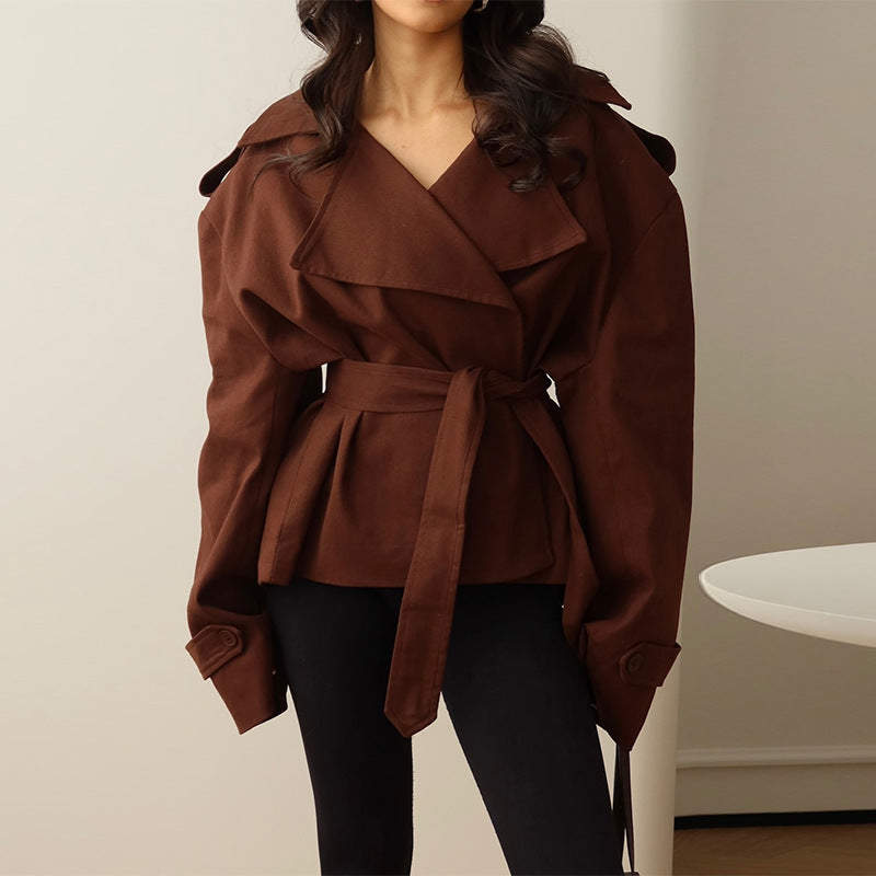 Damen trendige lässige Überwurfjacke R&B