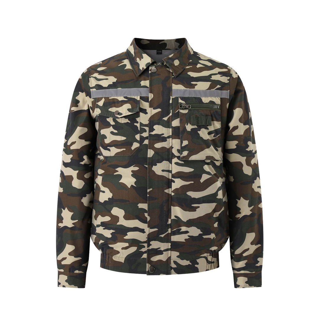 Herren nan belüftete Arbeitsjacke mit integrierten USB-Lüftern und externem Akkufach R&B