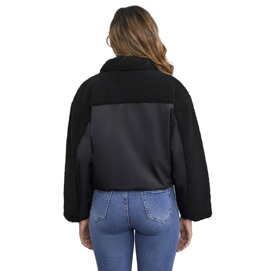 Damen Freizeitjacke mit kuscheligem Fleecebesatz R&B