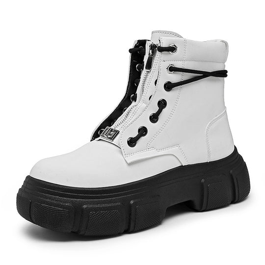 Damen robuste Combat Boots mit rutschfester Sohle und innovativem Schnürsystem R&B