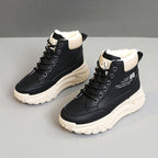 Damen Winterliche High-Top Sneakers mit kuscheligem Innenfutter und robustem Laufprofil R&B