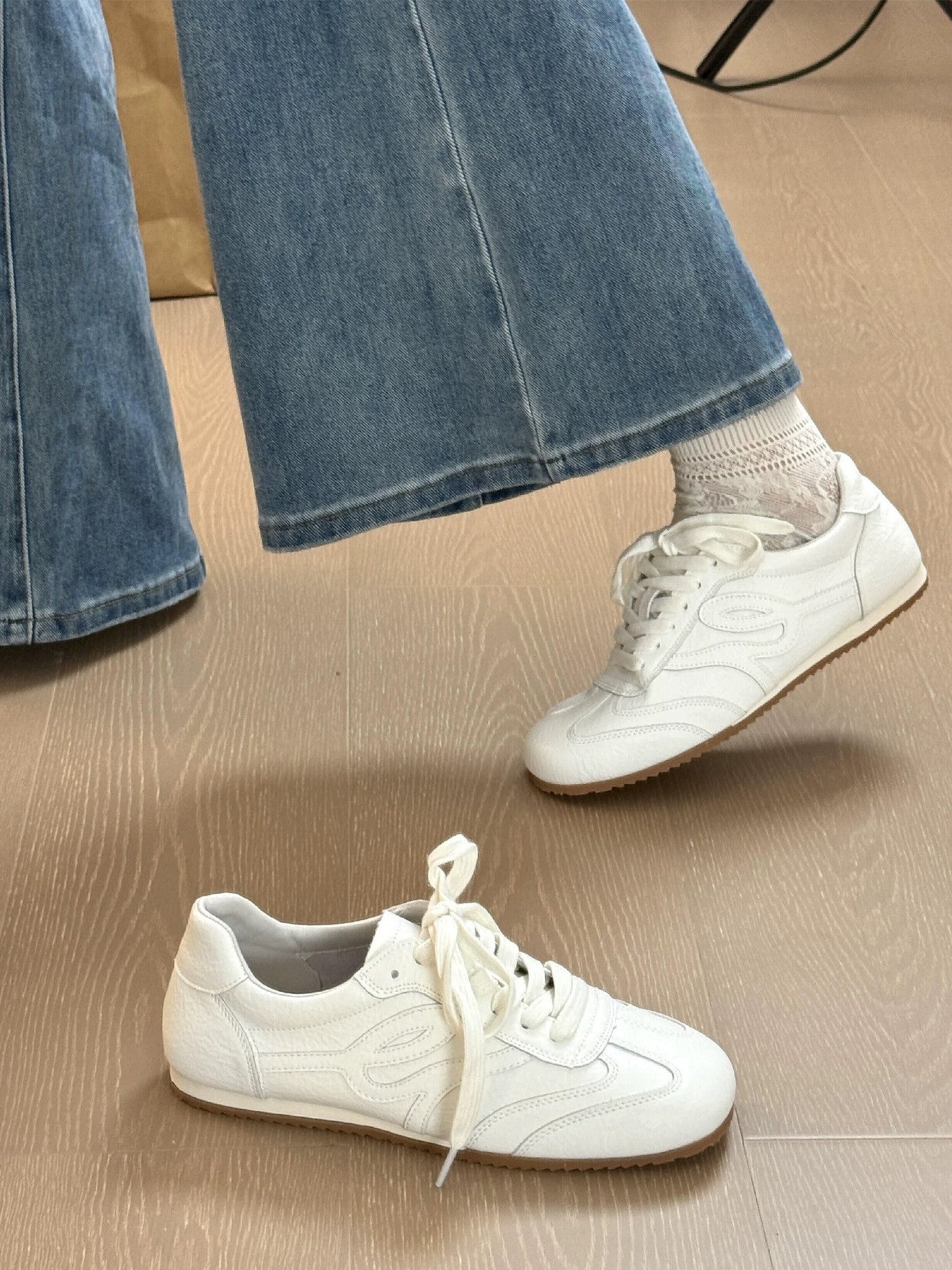 Damen Sneakers mit atmungsaktiver Oberflächenstruktur und weicher Innensohle R&B