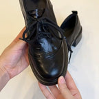 Damen Elegante Komfort-Schnürschuhe mit modischem Blockabsatz R&B