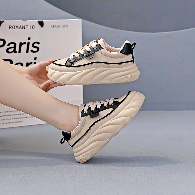 Damen Stilvolle Chunky Sneakers mit atmungsaktiver Sohle und bequemer Dämpfung R&B