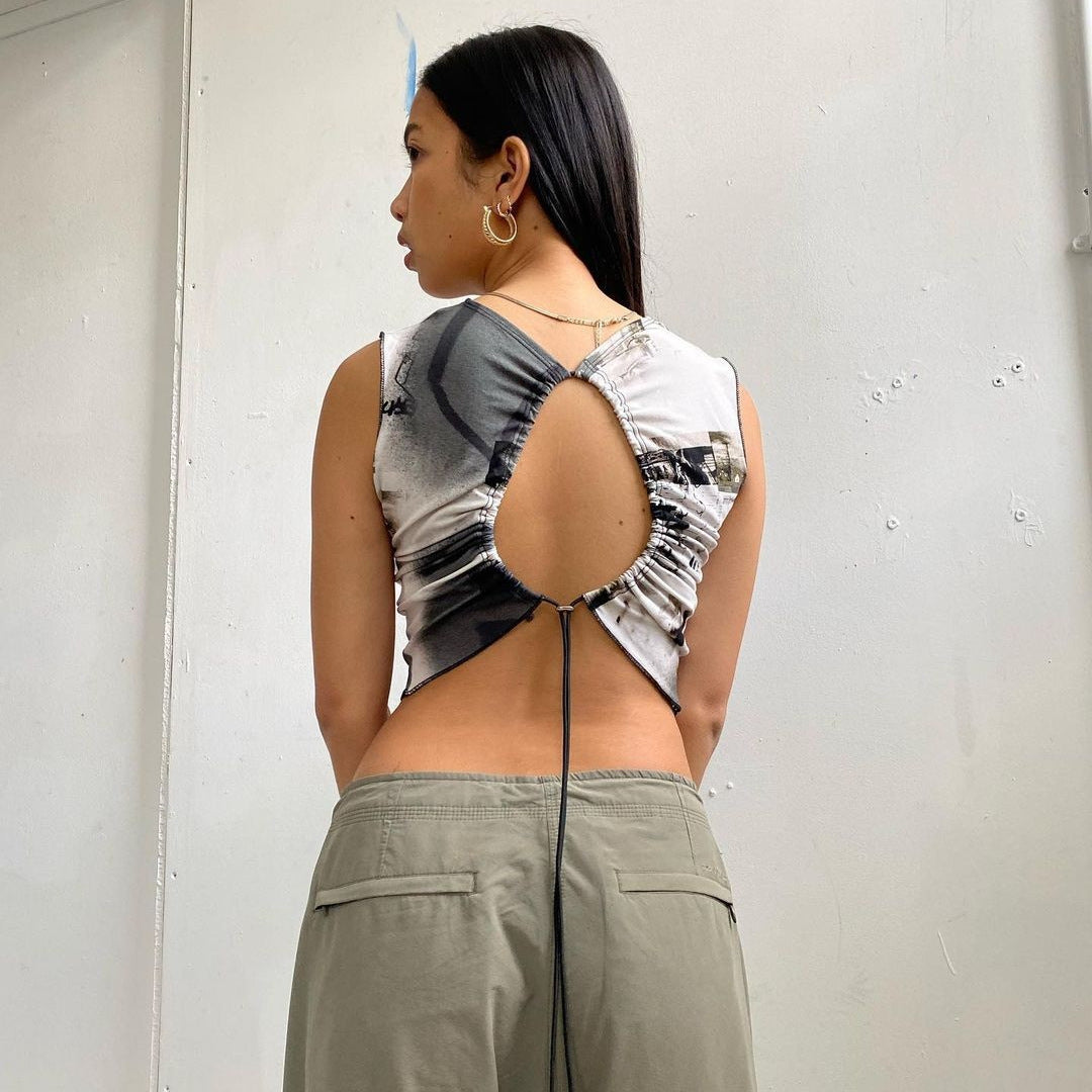 Damen Crop Top R&B