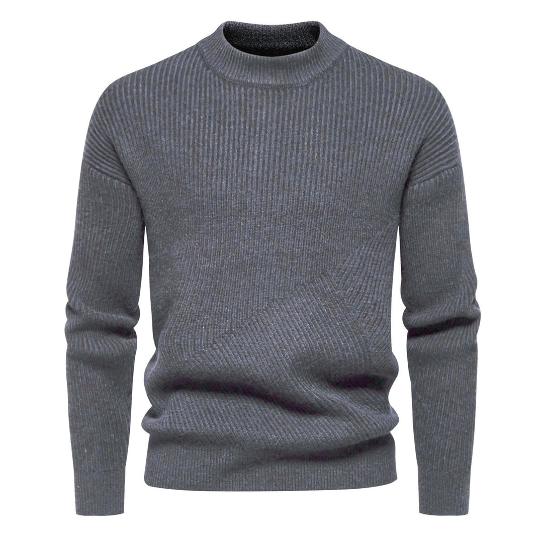 Herren Feinstrickpullover mit modernem Rippenmuster und hochwertiger Verarbeitung R&B