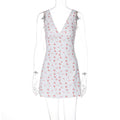 Damen Sommerliches Minikleid mit fröhlichem Kirschmuster R&B