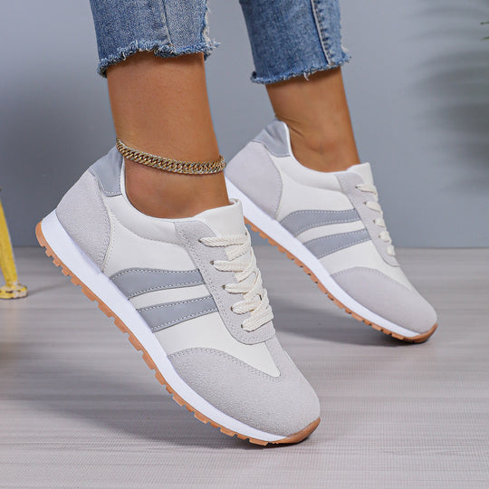 Damen Sportliche Sneakers mit atmungsaktivem Obermaterial und dämpfender Sohle R&B