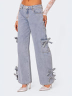 Damen Trendige Spitzenbluse mit langen Ärmeln und dekorativen Details R&B