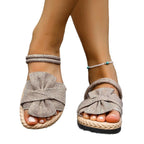 Damen Komfortable und elegante Sandalen mit modischer Schleifen-Applikation R&B