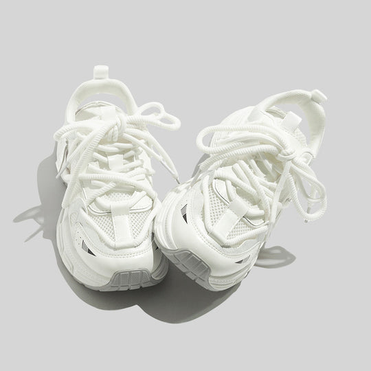 Damen Sportliche Sneaker mit atmungsaktiver Netz-Oberfläche und bequemer Dämpfung R&B