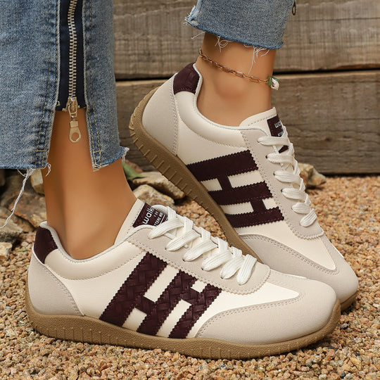 Damen Sneakers mit strukturiertem Obermaterial und bequemer Dämpfung R&B