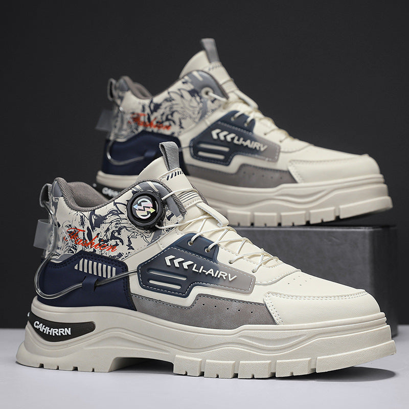 Damen Trendige High-Top Sneakers mit dämpfender Sohle und innovativem Schnürsystem R&B
