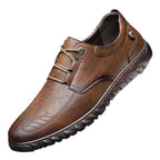 Herren Legere-Lederfreizeitschuhe mit rutschfester Sohle R&B