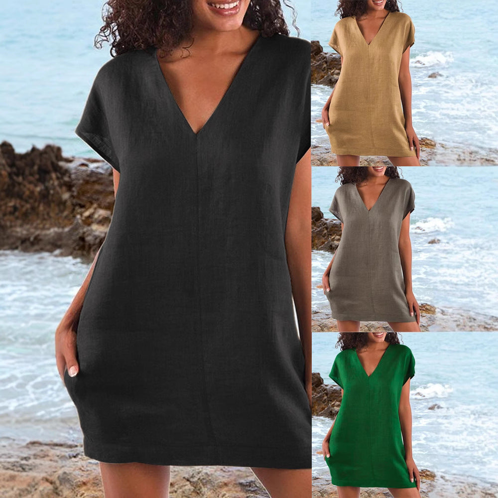 Damen Leichtes Sommerkleid R&B