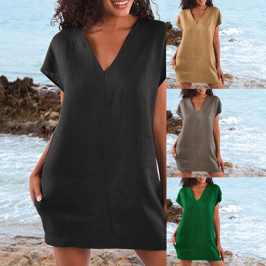 Damen Leichtes Sommerkleid R&B