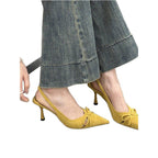 Damen Slingback-Pumps mit schickem Schleifendesign R&B