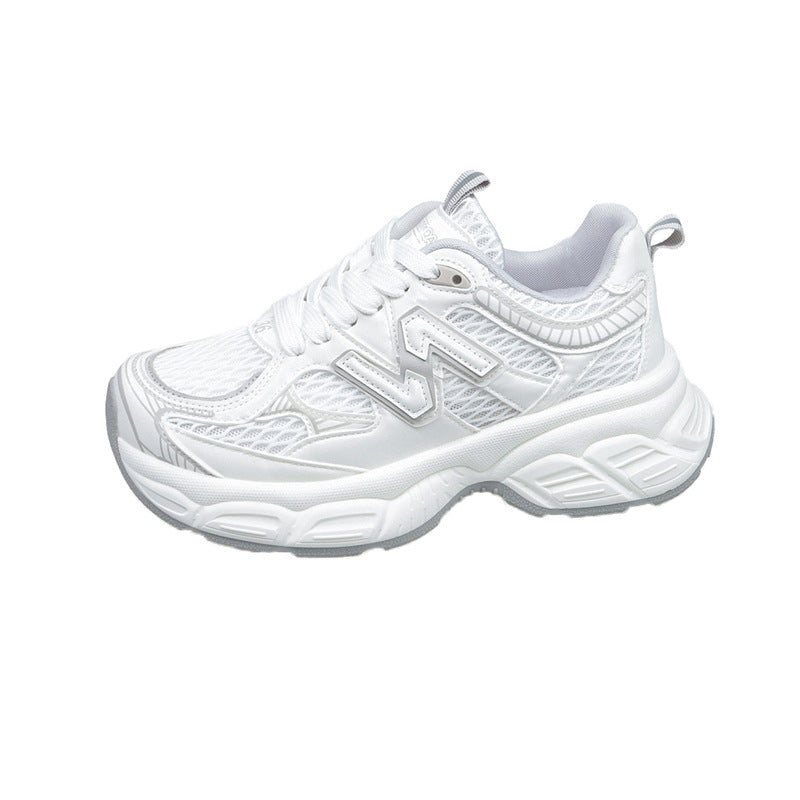Damen Sportliche Sneakers mit atmungsaktiven Mesh-Details und stoßdämpfender Sohle R&B